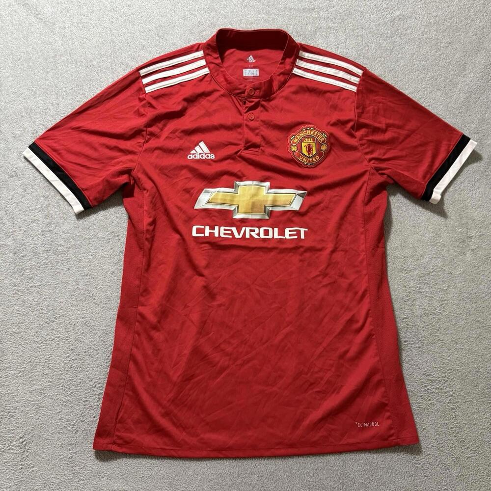 Adidas Manchester United Home Jersey Red Medium Men’s